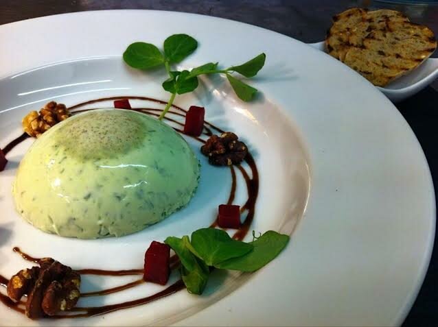 The Crooked House Restaurant - Panna cotta